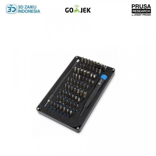 Original Prusa iFixit Mako Driver Kit with Complete 64 Tool Bits for Repairing 3D Printer